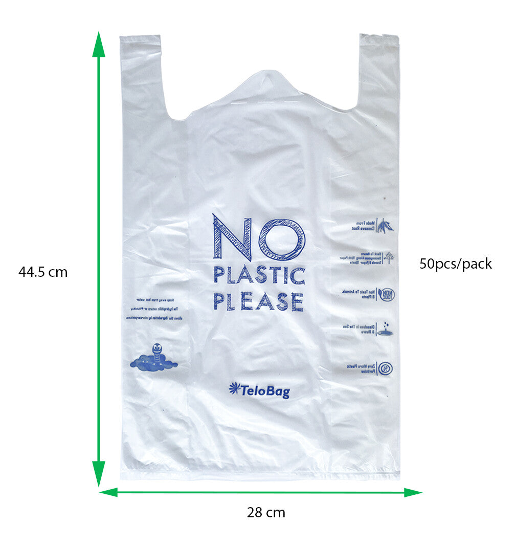 Size M 28 Grocery/Trash/Packaging T-Shirt Bag