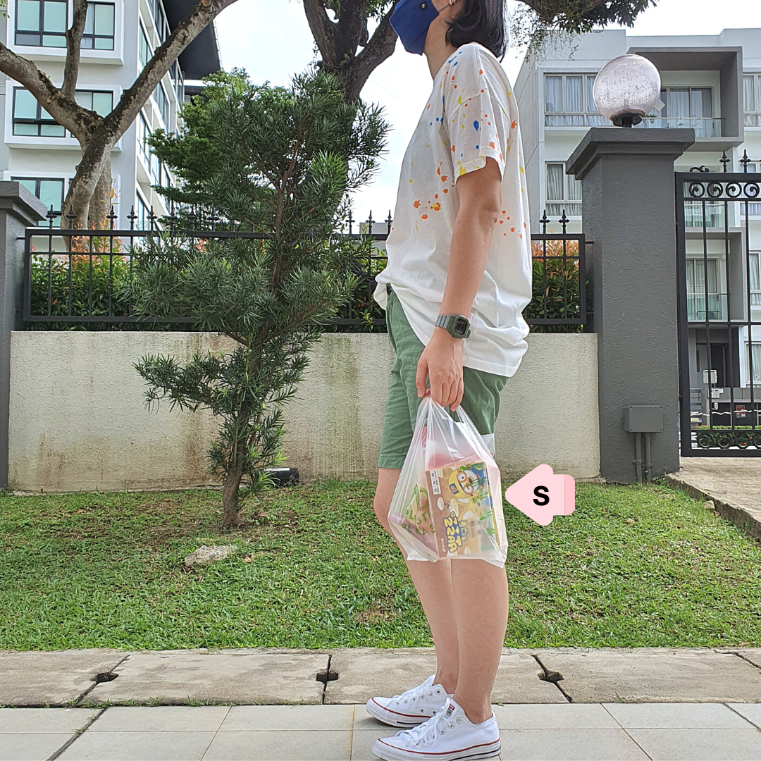 Size S 24 Grocery/Trash/Packaging T-Shirt Bag