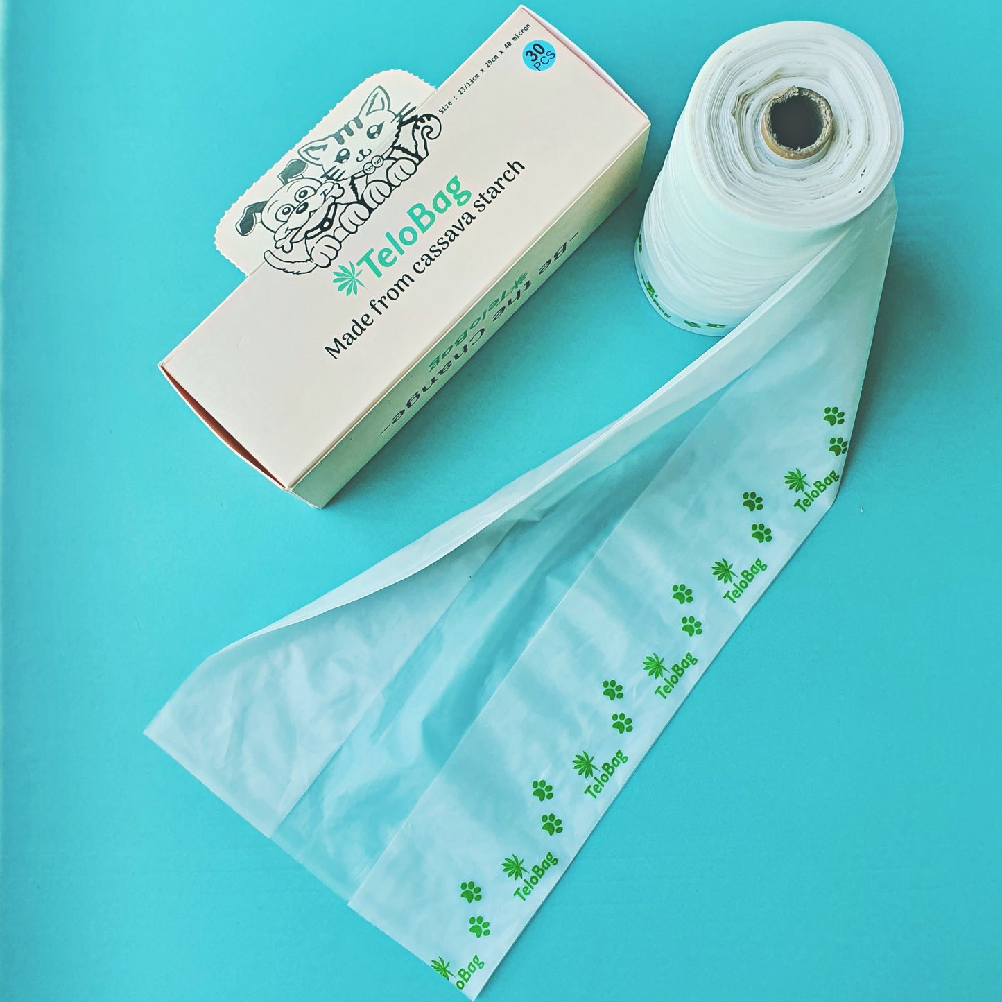 Telobag Perforated Pet Waste Roll (Poop Bag)