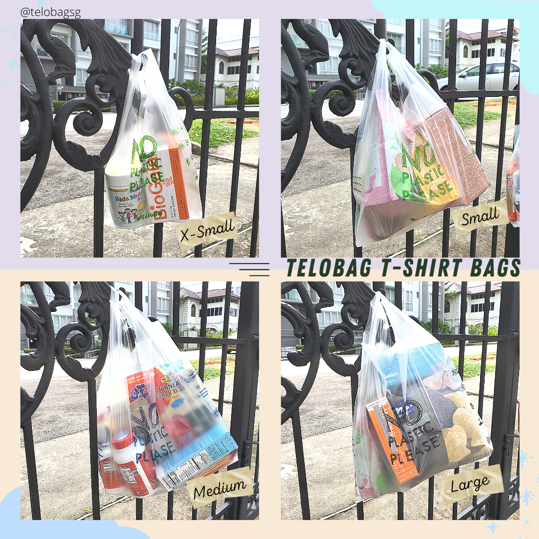 Size XS 17 Groceries/Packaging/Trash T-Shirt Bag