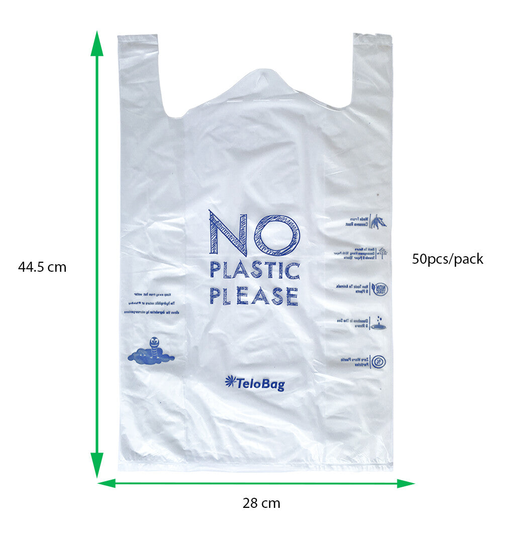 Size M 28 Grocery/Trash/Packaging T-Shirt Bag