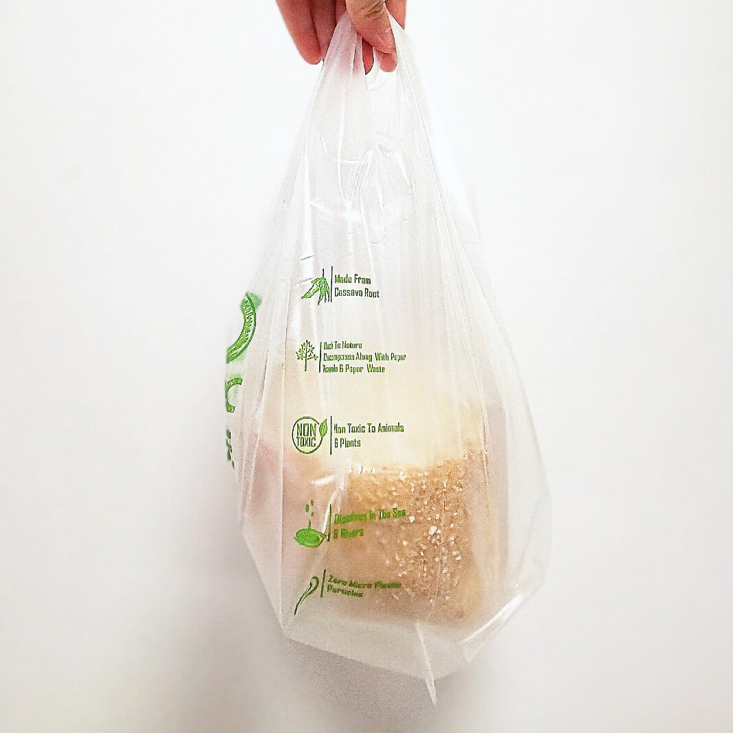Size XS 17 Groceries/Packaging/Trash T-Shirt Bag
