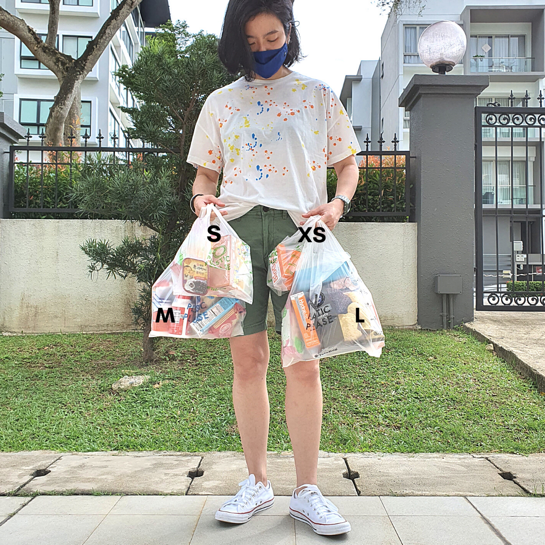 Size S 24 Grocery/Trash/Packaging T-Shirt Bag